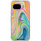 Rainbow Marble by Etta Vee Google Pixel 9a Clear Case