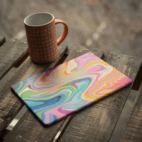 Rainbow Marble by Etta Vee iPad Skins