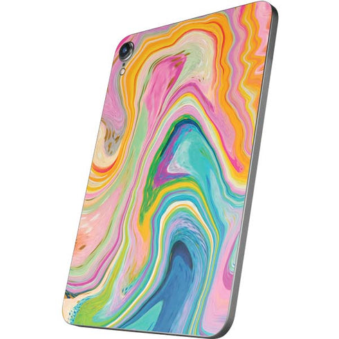 Rainbow Marble by Etta Vee Apple iPad Mini Skin