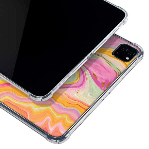 Rainbow Marble by Etta Vee iPad Pro 11in (2024) Clear Case
