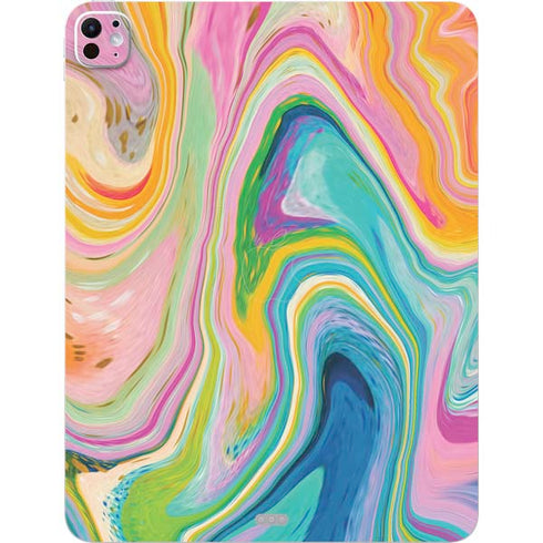 Rainbow Marble by Etta Vee iPad Pro 13in M4 (2024) Skin