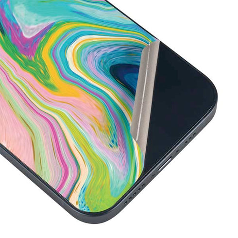 Rainbow Marble by Etta Vee iPhone Skins
