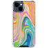 Rainbow Marble by Etta Vee iPhone 15 Clear Case
