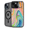 Rainbow Marble by Etta Vee iPhone 15 Plus Kickstand Case