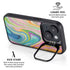 Rainbow Marble by Etta Vee iPhone 15 Plus Kickstand Case