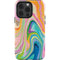 Rainbow Marble by Etta Vee iPhone 15 Pro Impact Case