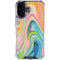 Rainbow Marble by Etta Vee iPhone 16 Clear Case