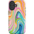 Rainbow Marble by Etta Vee iPhone 16 Plus Impact Case