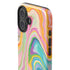 Rainbow Marble by Etta Vee iPhone 16 Plus Impact Case