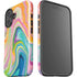 Rainbow Marble by Etta Vee iPhone 16 Plus Impact Case