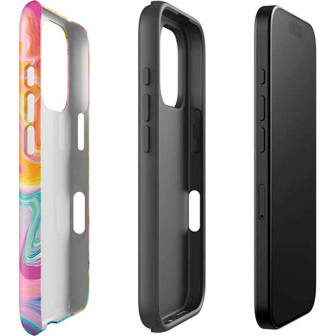 Rainbow Marble by Etta Vee iPhone 16 Pro Impact Case