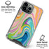 Rainbow Marble by Etta Vee iPhone 16 Pro Max Clear Case