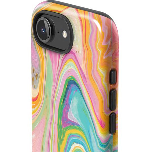 Rainbow Marble by Etta Vee iPhone 16e Impact Case