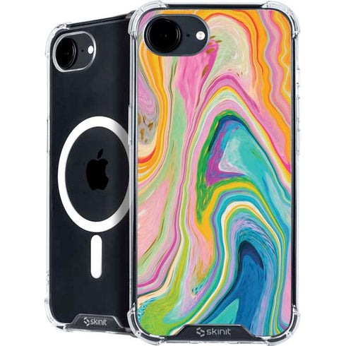 Rainbow Marble by Etta Vee iPhone 16e MagSafe Case