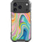 Rainbow Marble by Etta Vee iPhone 18 Pro Clear Case