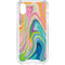 Rainbow Marble by Etta Vee iPhone XS Clear Case