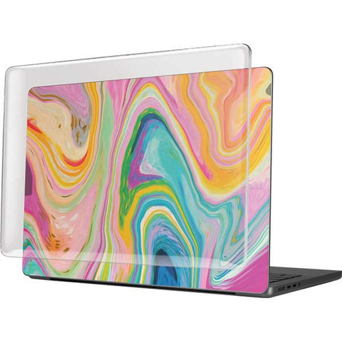 Rainbow Marble by Etta Vee MacBook Pro 14in (2021-24) Case plus Skin