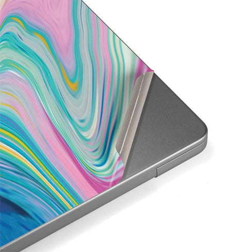 Rainbow Marble by Etta Vee Apple MacBook Pro 14-inch Skin