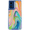 Rainbow Marble by Etta Vee Moto G 5G (2024) Clear Case