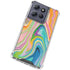 Rainbow Marble by Etta Vee Moto G Power 5G (2025) Clear Case