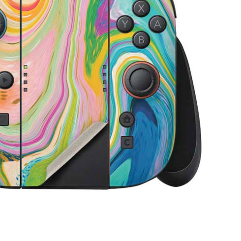 Rainbow Marble by Etta Vee Nintendo Switch 2 (2025) Joy-Con Controller Skin