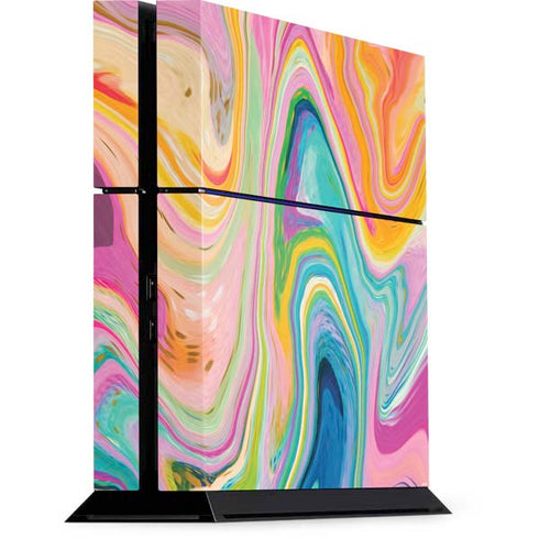 Rainbow Marble by Etta Vee PlayStation PS4 Skins