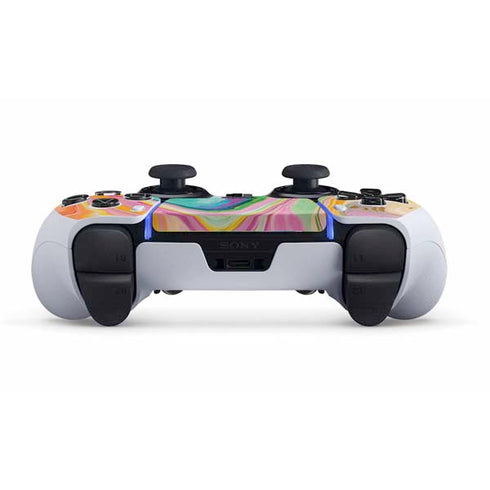 Etta Vee Rainbow Marble PS5 DualSense Edge Pro Controller Skin