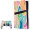 Rainbow Marble by Etta Vee PS5 Pro Disk Bundle Skin
