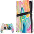 Rainbow Marble by Etta Vee PS5 Pro Disk Bundle Skin