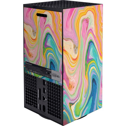 Rainbow Marble by Etta Vee XBox Series X Digital Edition Bundle Skin