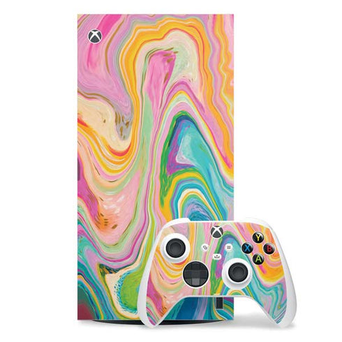 Rainbow Marble by Etta Vee Xbox Series X Skins