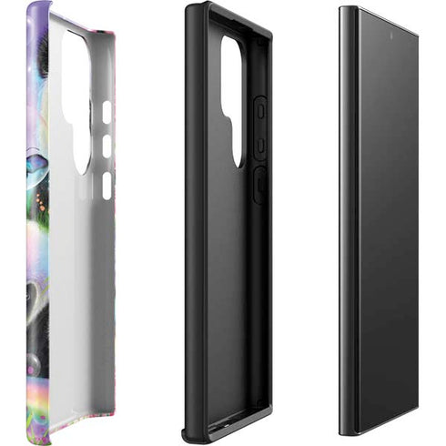 Rainbow Pandas with Butterflies by Sheena Pike Galaxy S23 Ultra Pro Case
