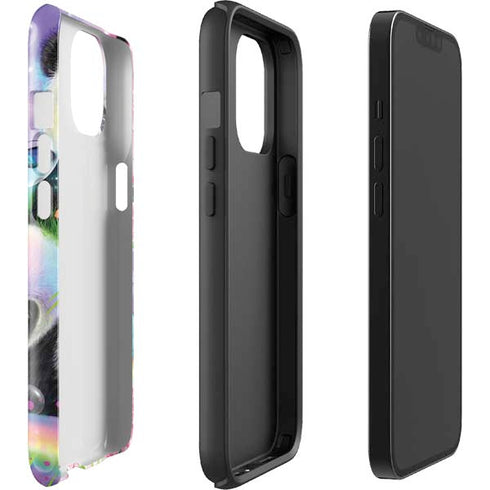 Rainbow Pandas with Butterflies by Sheena Pike iPhone 15 Impact Case
