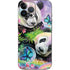 Rainbow Pandas with Butterflies by Sheena Pike iPhone 15 Pro Max Skin