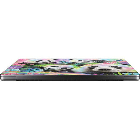 Rainbow Pandas with Butterflies by Sheena Pike Apple MacBook Pro 14-inch Skin