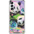 Rainbow Pandas with Butterflies by Sheena Pike Gabb Phone 4 Clear Case
