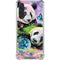 Rainbow Pandas with Butterflies by Sheena Pike Galaxy A17 Clear Case