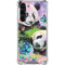 Rainbow Pandas with Butterflies by Sheena Pike Galaxy S24 FE Clear Case