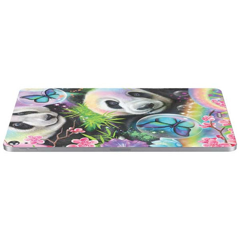 Rainbow Pandas with Butterflies by Sheena Pike Apple iPad Air Skin