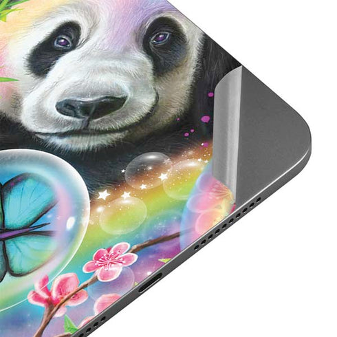 Rainbow Pandas with Butterflies by Sheena Pike Apple iPad Mini Skin
