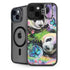 Rainbow Pandas with Butterflies by Sheena Pike iPhone 13 Kickstand Case