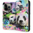 Rainbow Pandas with Butterflies by Sheena Pike iPhone 14 Pro Folio Case