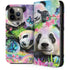 Rainbow Pandas with Butterflies by Sheena Pike iPhone 14 Pro Max Folio Case