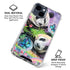 Rainbow Pandas with Butterflies by Sheena Pike iPhone 15 Clear Case