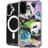 Rainbow Pandas with Butterflies by Sheena Pike iPhone 16 Plus MagSafe Case
