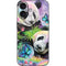 Rainbow Pandas with Butterflies by Sheena Pike iPhone 16 Skin