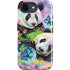 Rainbow Pandas with Butterflies by Sheena Pike iPhone 16e Impact Case