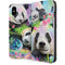 Rainbow Pandas with Butterflies by Sheena Pike iPhone 8 Folio Case