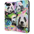 Rainbow Pandas with Butterflies by Sheena Pike iPhone Cases