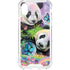 Rainbow Pandas with Butterflies by Sheena Pike iPhone XS Clear Case